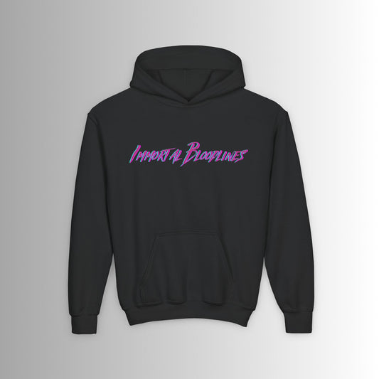 Youth Heavy Blend Hoodie - 'Immortal Bloodlines' Logo