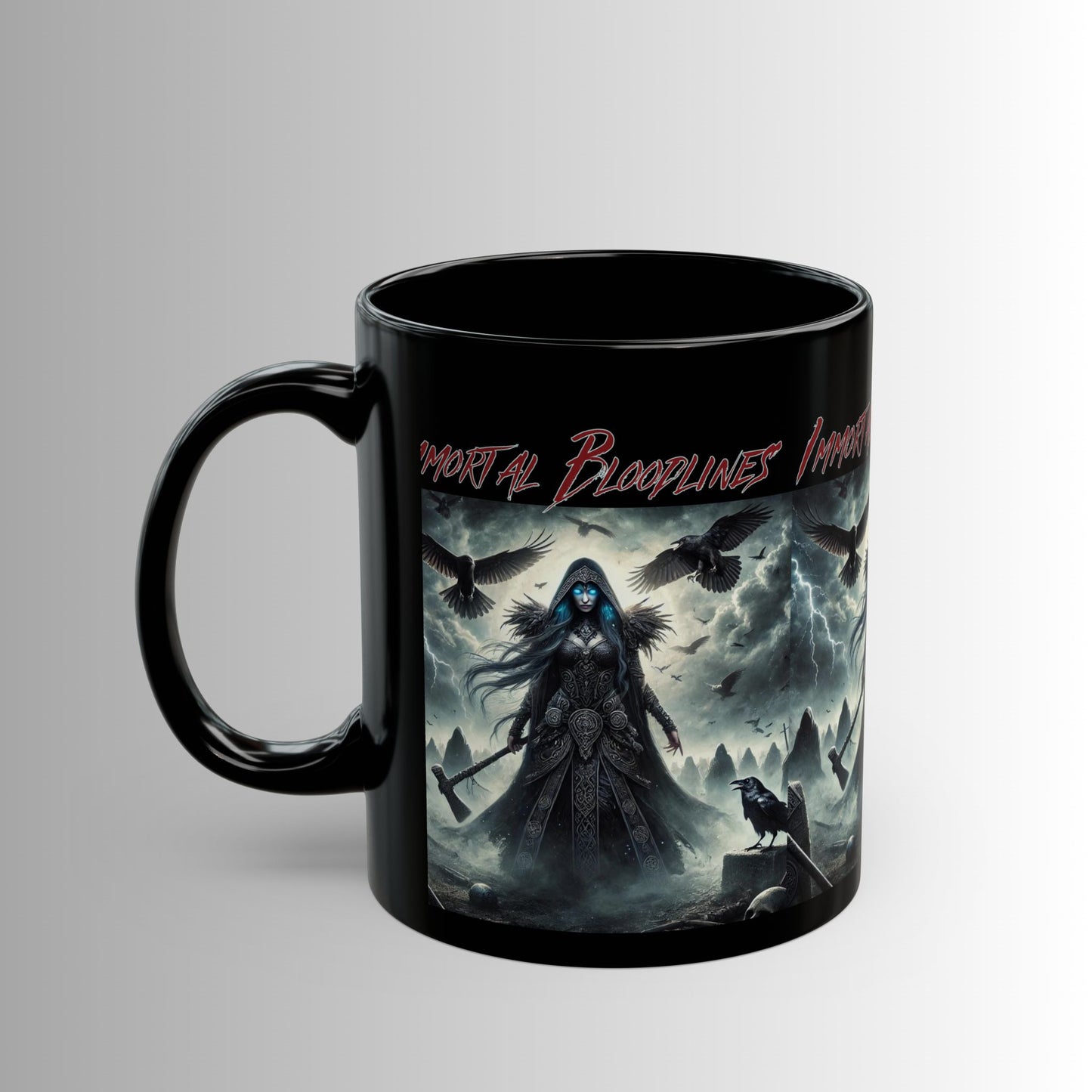 Immortal Bloodlines- God's Collection (Morgan) -  Black Mug — (11oz & 15oz)