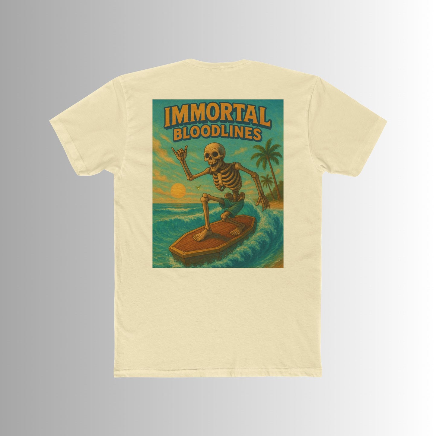 Surf Forever Skeleton Summer Tee