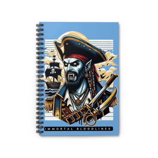 Pirate Spiral Notebook - Ruled Line