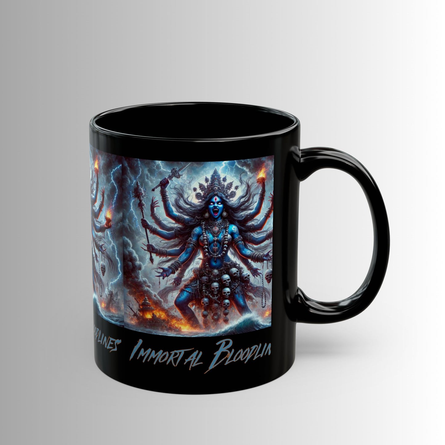 Immortal Bloodlines- God's Collection (Kali) -  Black Mug — (11oz & 15oz)