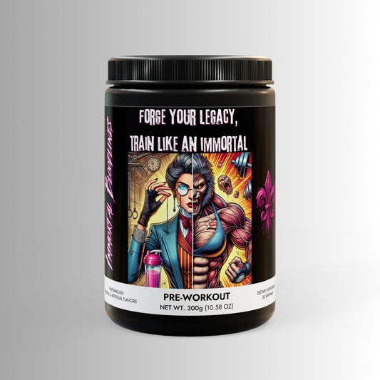 Train like an Immortal - Pre-Workout Supplement, Watermelon (300g, 10.58oz)