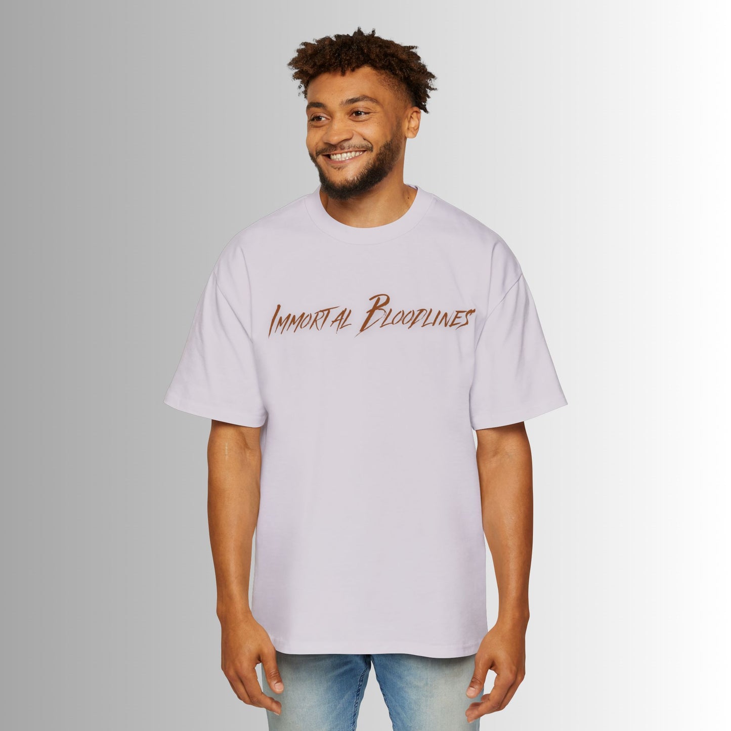 Immortal Bloodlines Men's Heavy Oversized Tee - El Dorado Graphic T-Shirt