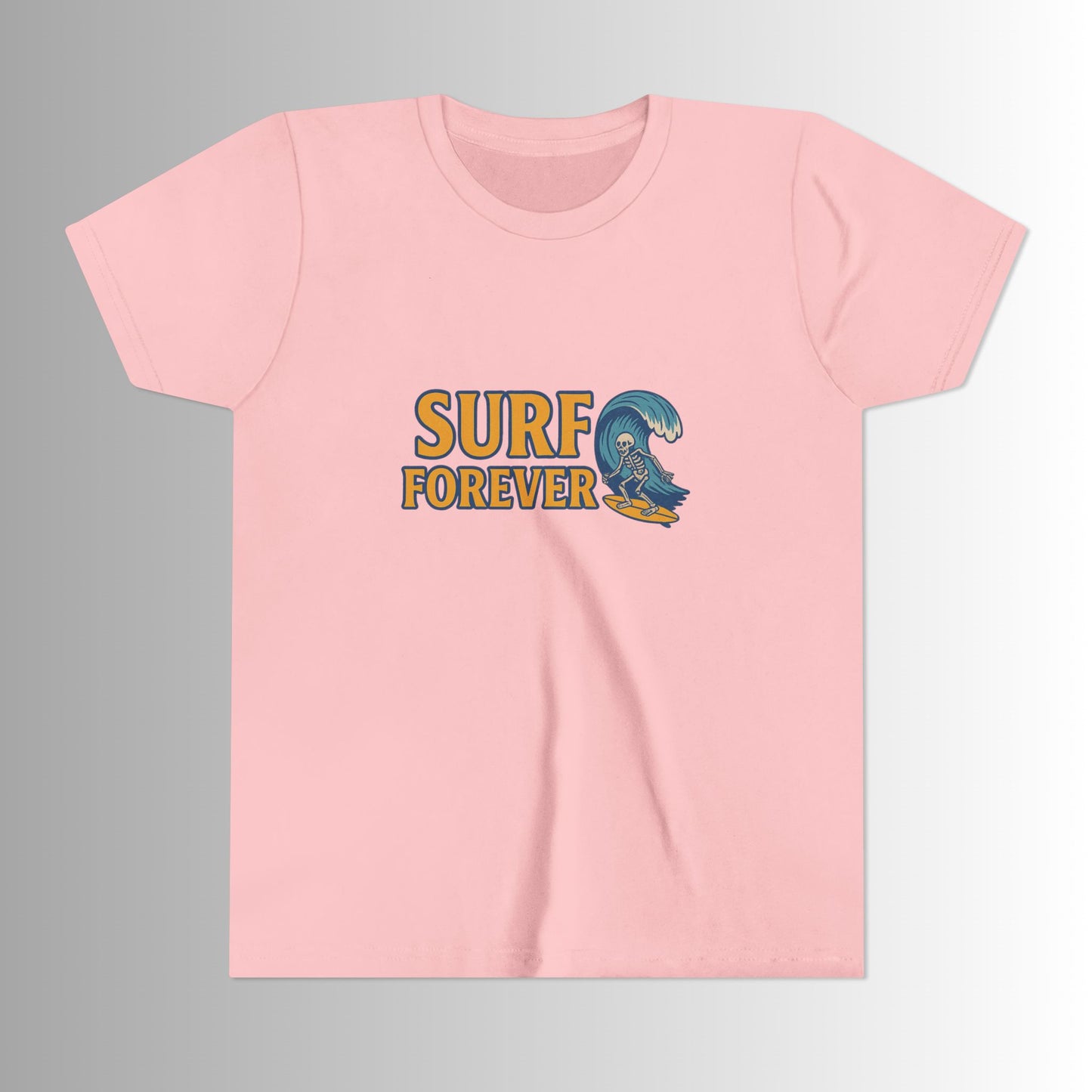 Surf Forever Large Print Youth Tee