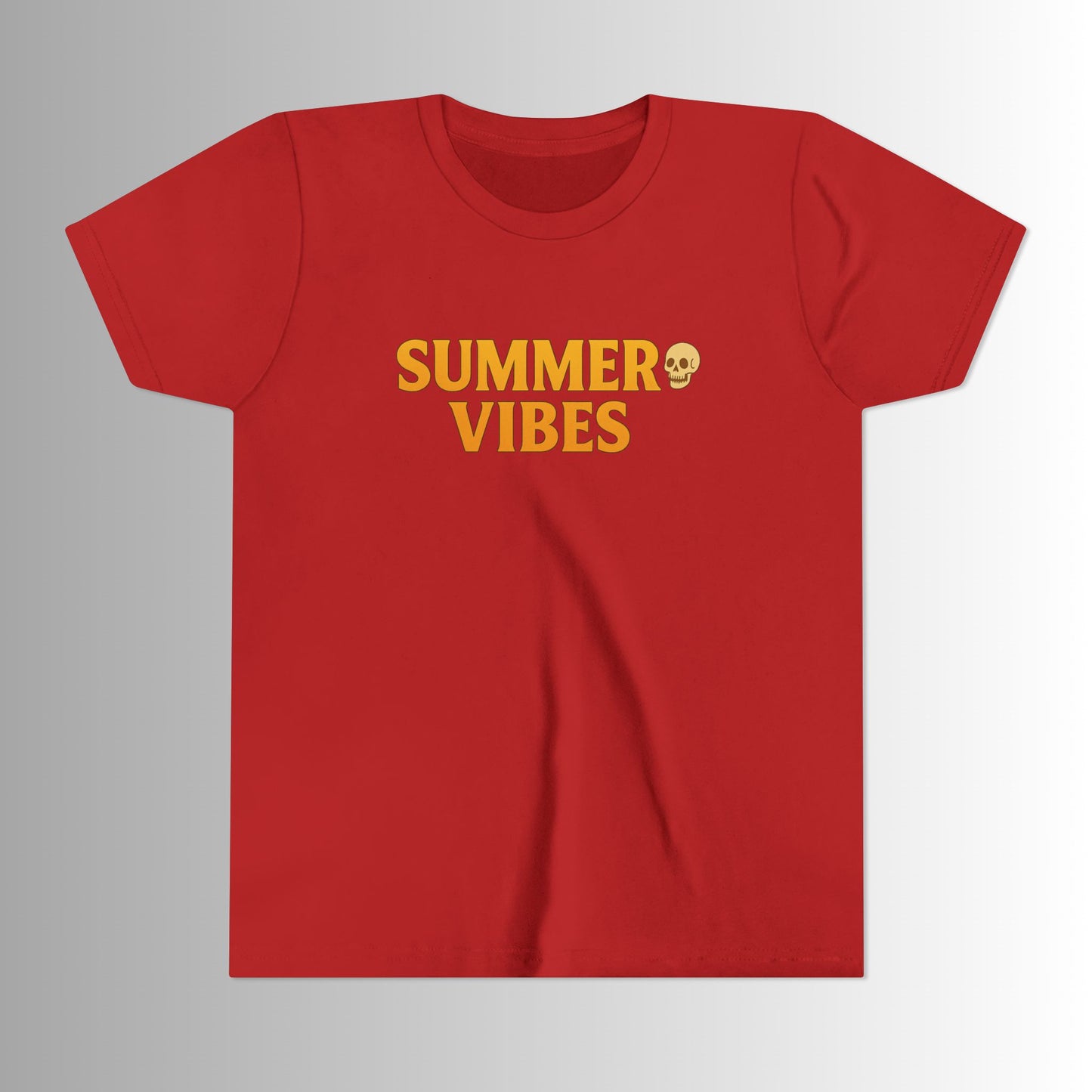 Summer Vibes Large Print Youth Tee