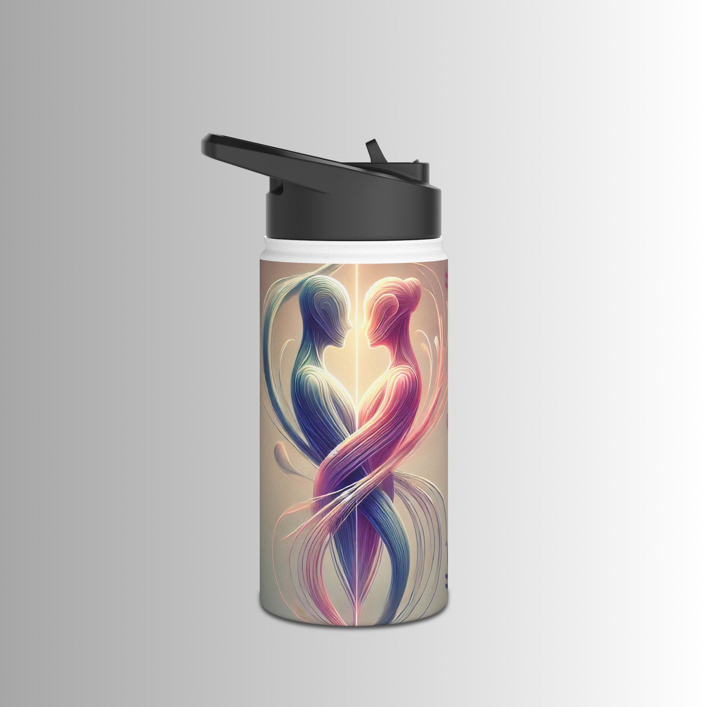 Bound by Love - Stainless Steel Water Bottle, Standard Lid - The Immortal Love Collection