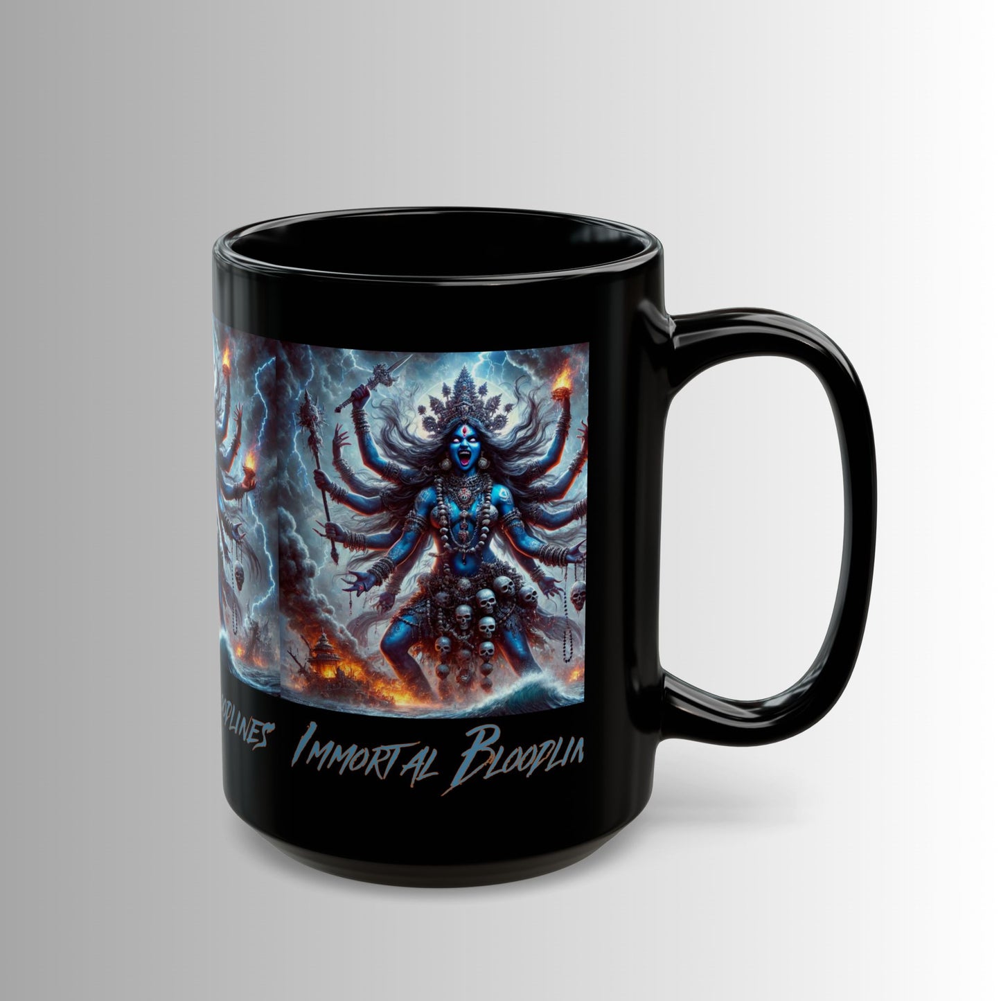 Immortal Bloodlines- God's Collection (Kali) -  Black Mug — (11oz & 15oz)