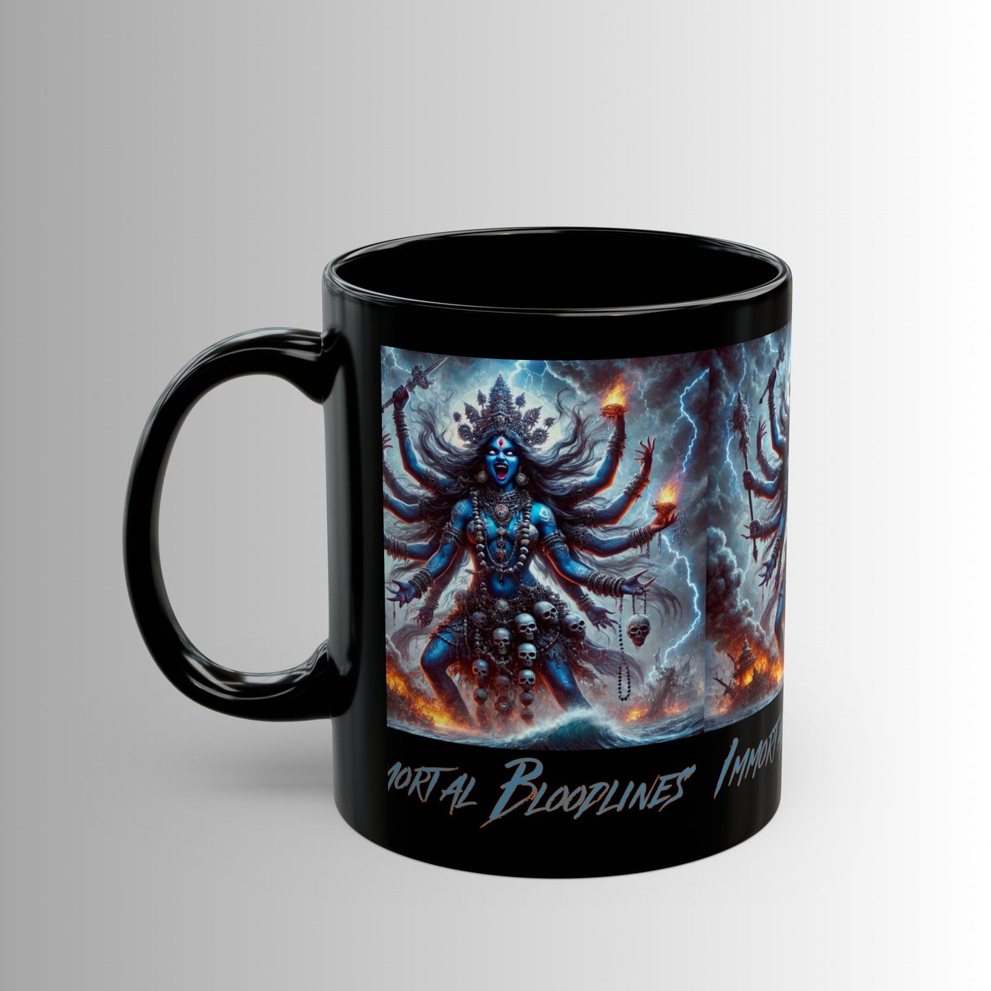 Immortal Bloodlines- God's Collection (Kali) -  Black Mug — (11oz & 15oz)