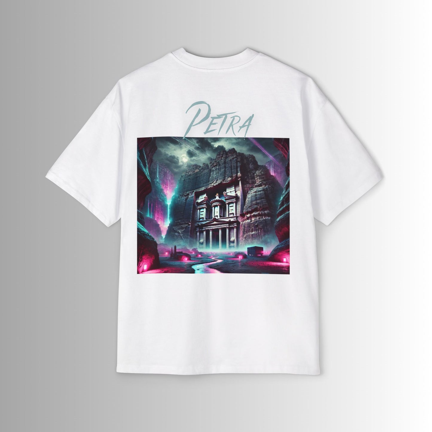 Immortal Bloodlines Men's Heavy Oversized Tee - Petra Graphic T-Shirt