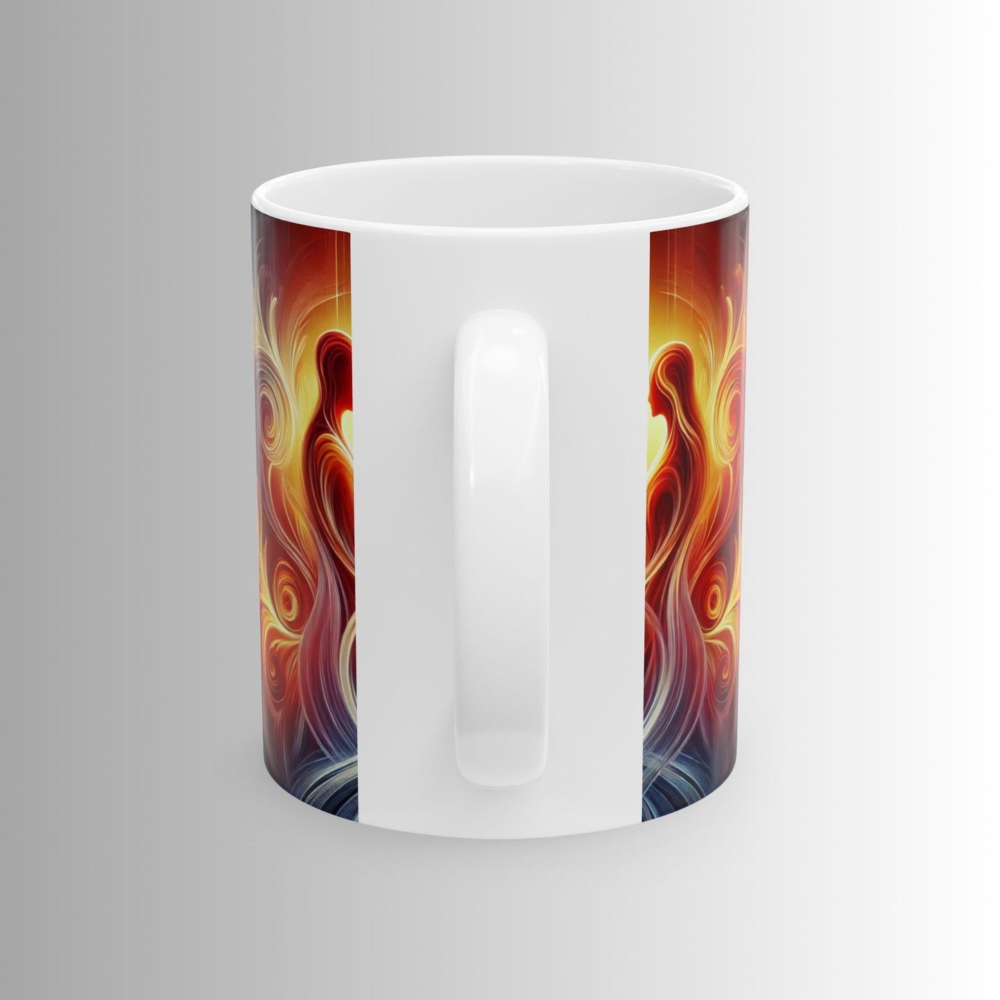 Eternal Flame - Immortal Love Collection - Unique 11oz & 15oz Love Design for Coffee & Tea Lovers