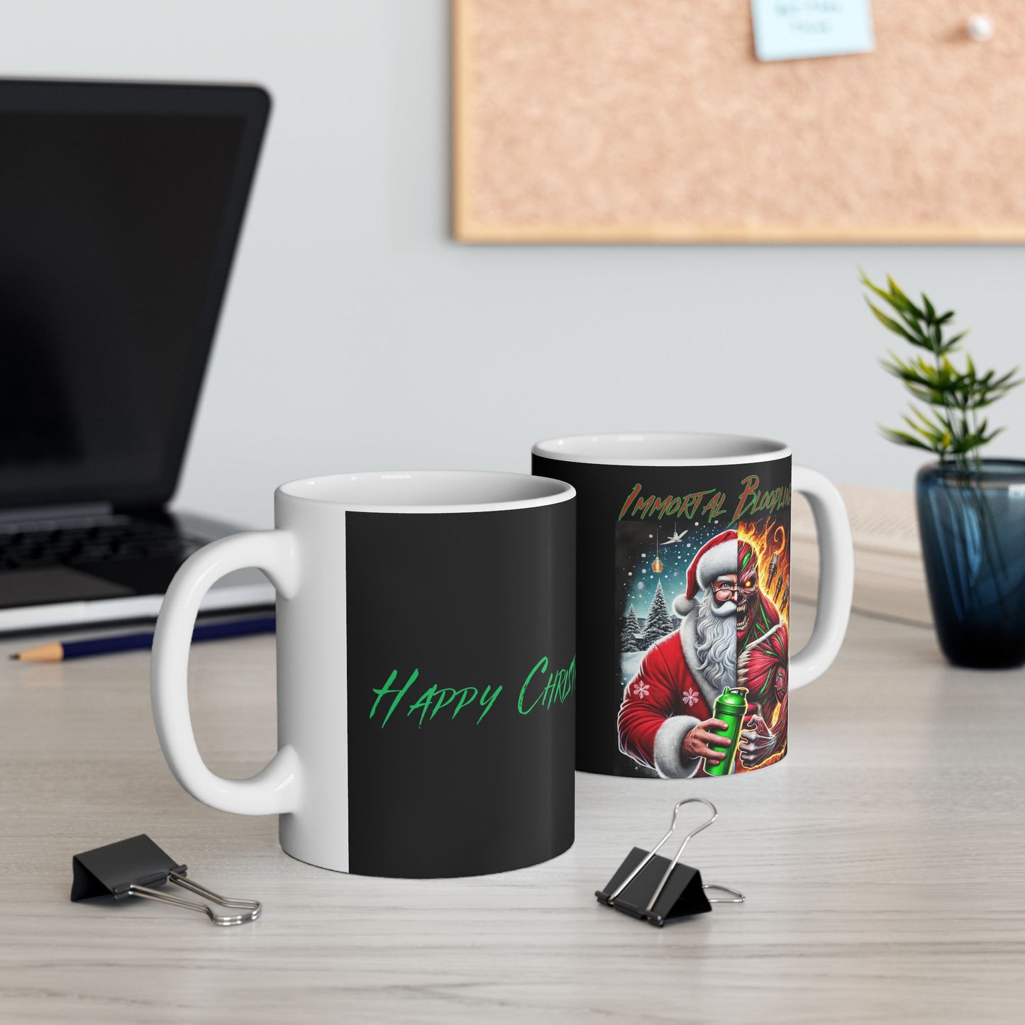 Immortal Bloodlines Jekyll and Hyde Gym Collection Santa Mug Special Edition - Mug - 11oz