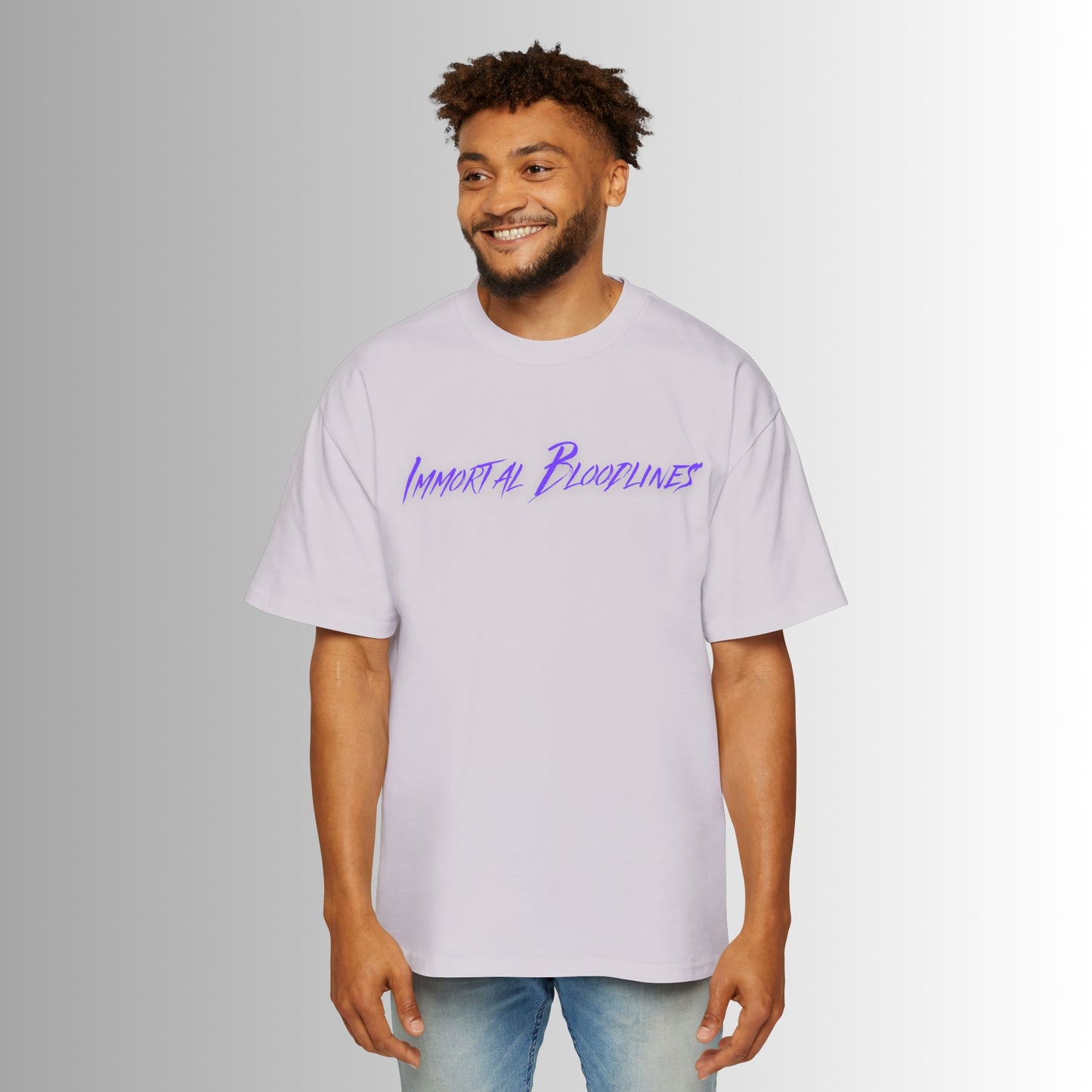 Immortal Bloodlines Men's Heavy Oversized Tee - Babylon Graphic T-Shirt