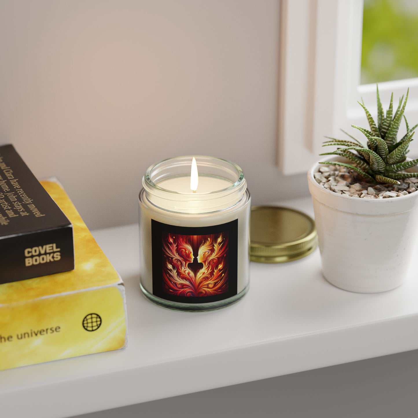 Eternal Flame Scented Candles - Coconut Apricot Wax (4oz, 9oz) - Perfect for Relaxation & Home Decor