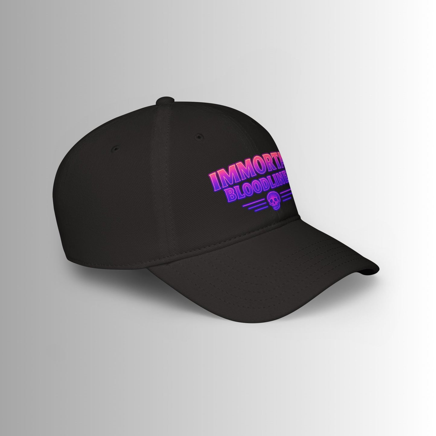 Immortal Bloodlines Baseball Cap — Neon Skull Low Profile Hat
