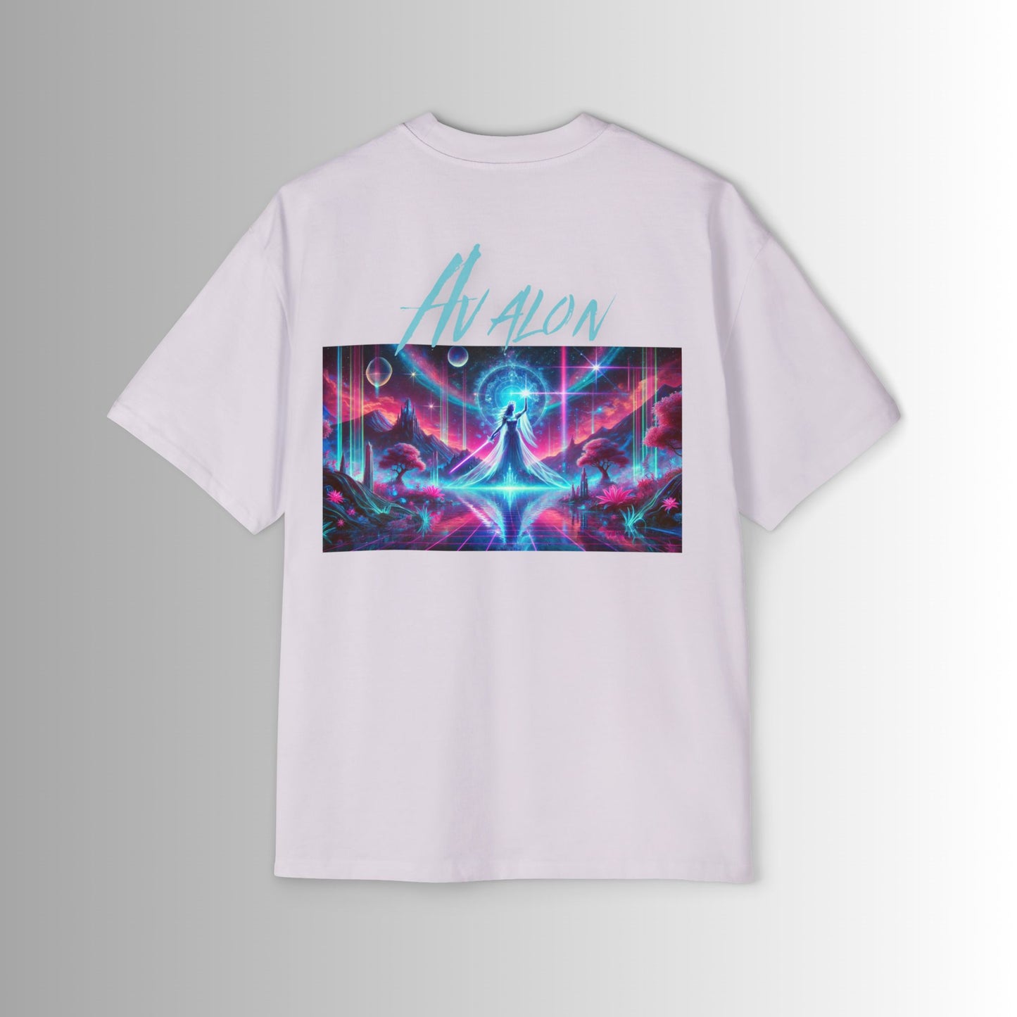 Immortal Bloodlines Men's Heavy Oversized Tee - Avalon Graphic T-Shirt