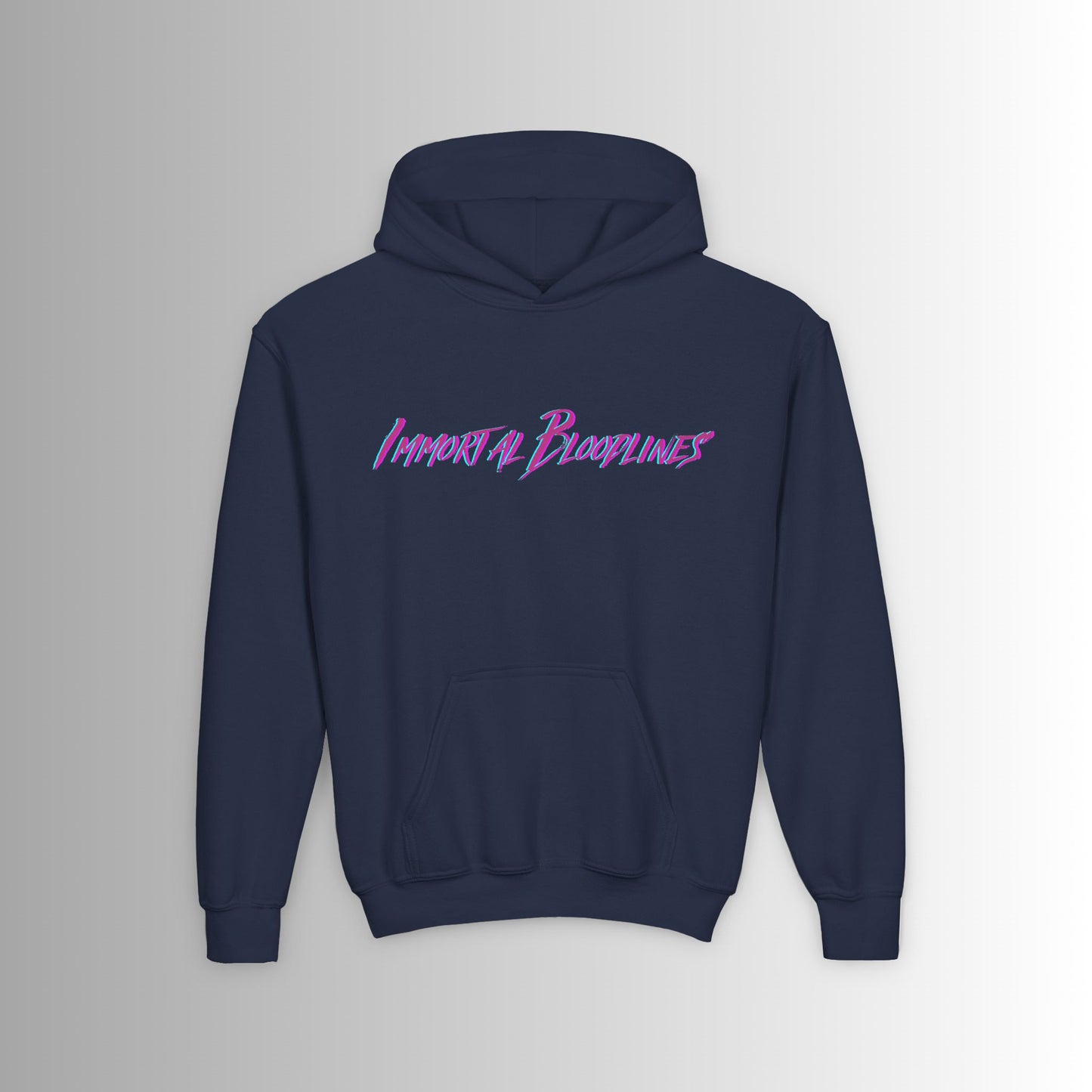 Youth Heavy Blend Hoodie - 'Immortal Bloodlines' Logo