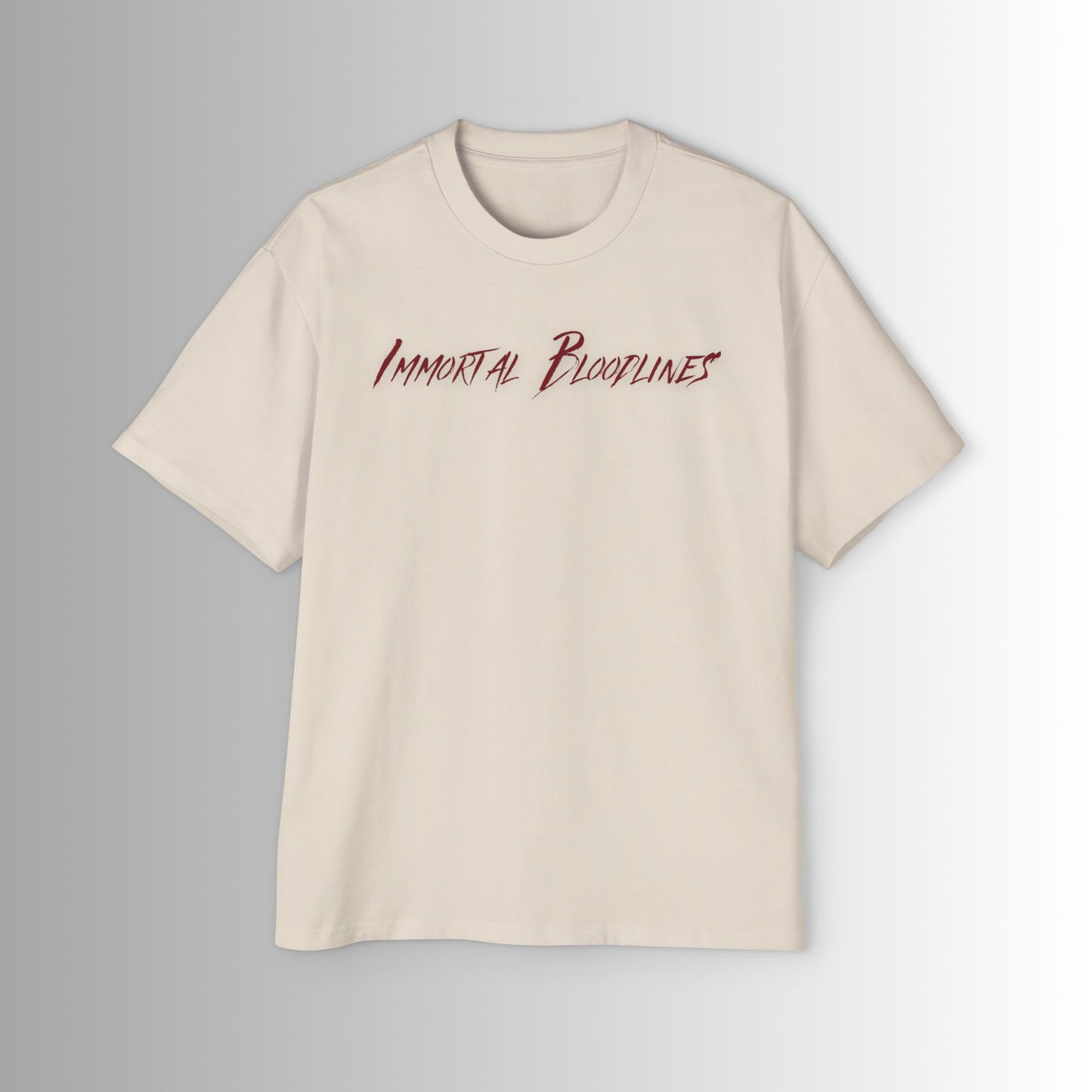 Oversized Tee - Immortal Bloodlines - Fleur de Lis Large Graphic Shirt