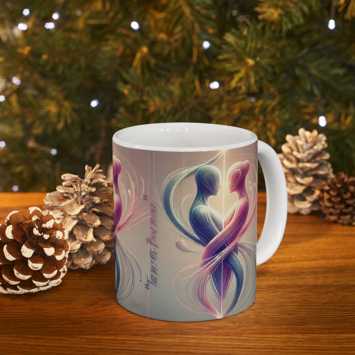 Bound by Love - Immortal Love Collection - Unique 11oz & 15oz Love Design for Coffee & Tea Lovers