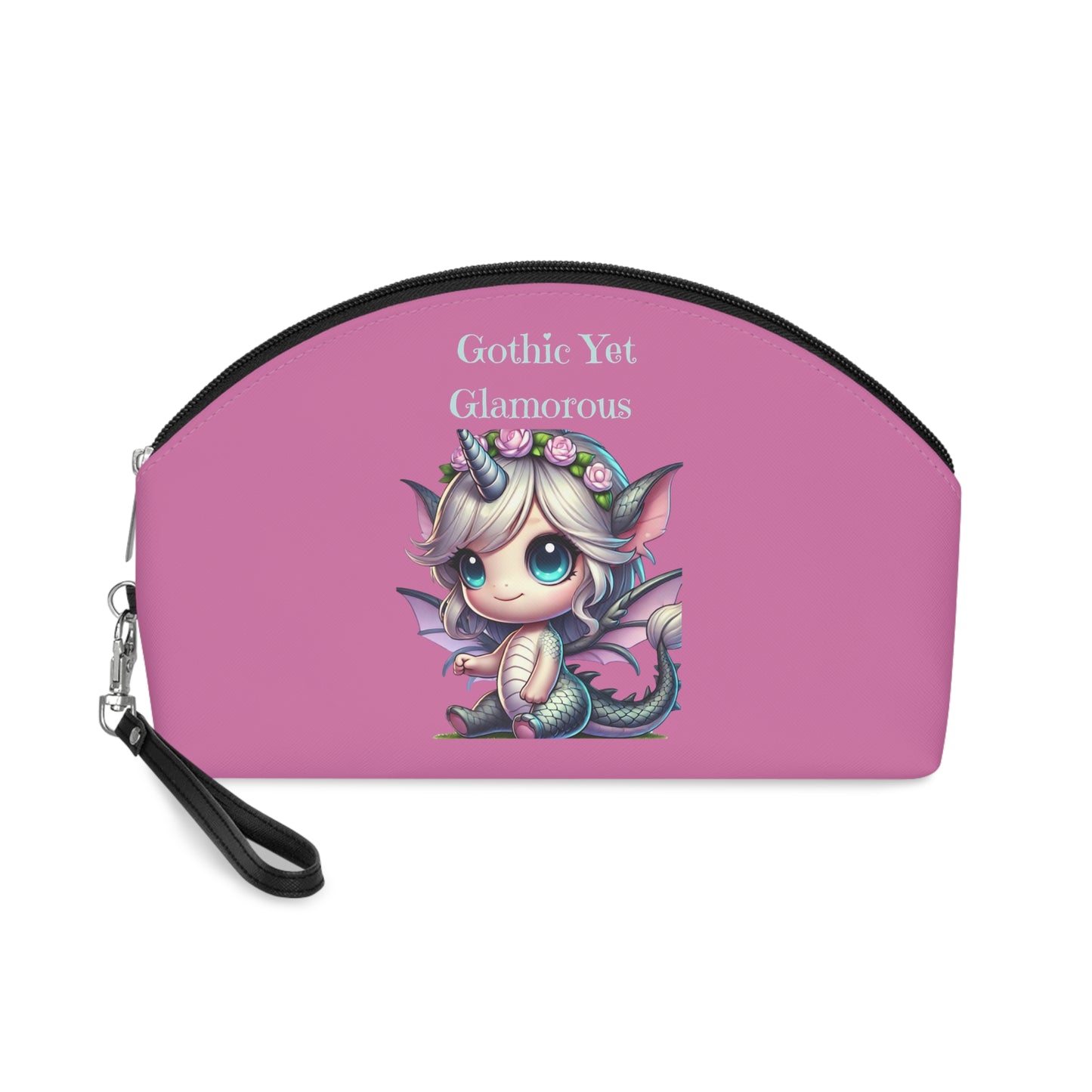 Gothic Tot Glamorous Makeup Bag — Cute Dragon Unicorn Cosmetic Pouch