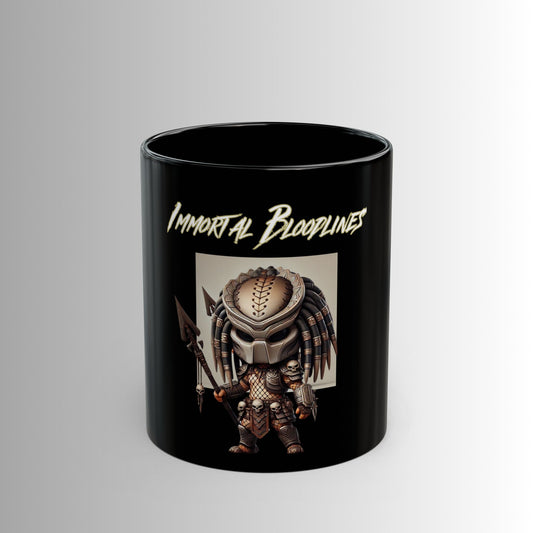 Immortal Bloodlines Black Mug — Predator Design (11oz & 15oz)