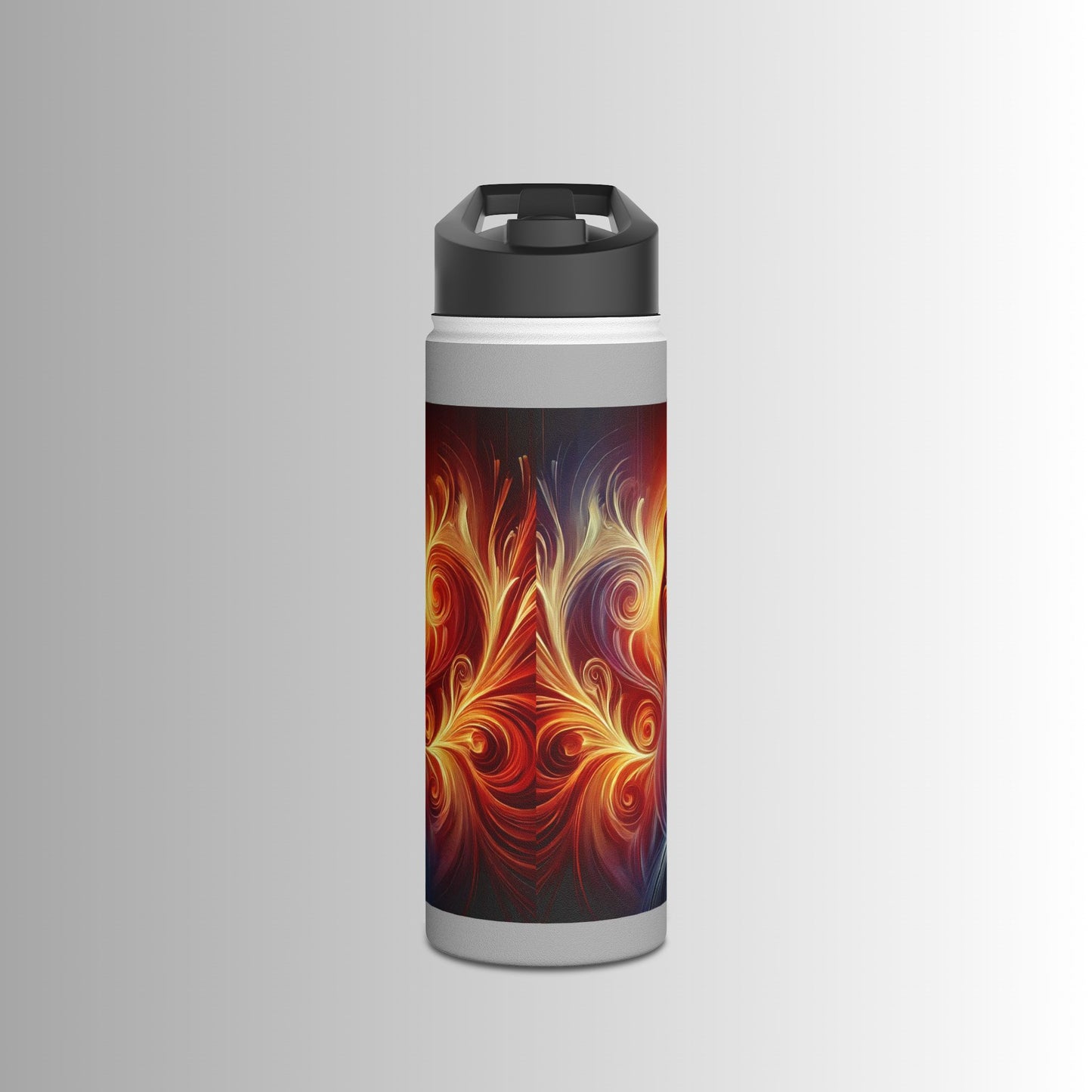 Eternal Flame - Stainless Steel Water Bottle, Standard Lid - The Immortal Love Collection