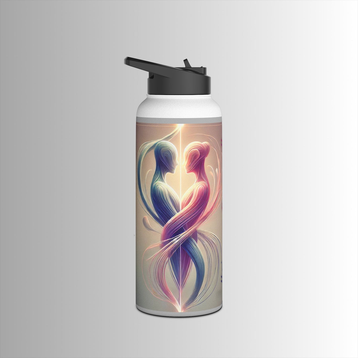 Bound by Love - Stainless Steel Water Bottle, Standard Lid - The Immortal Love Collection