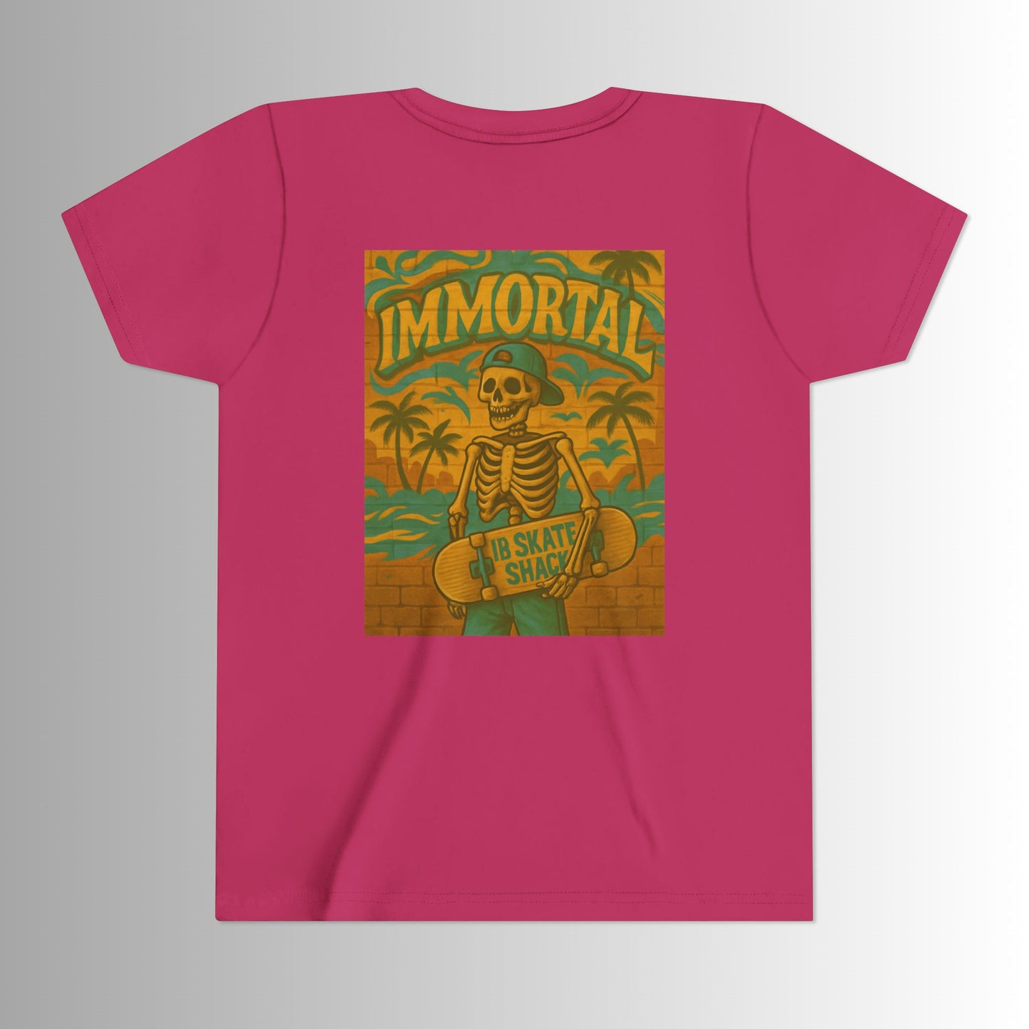 Summer Vibes Large Print Youth Tee