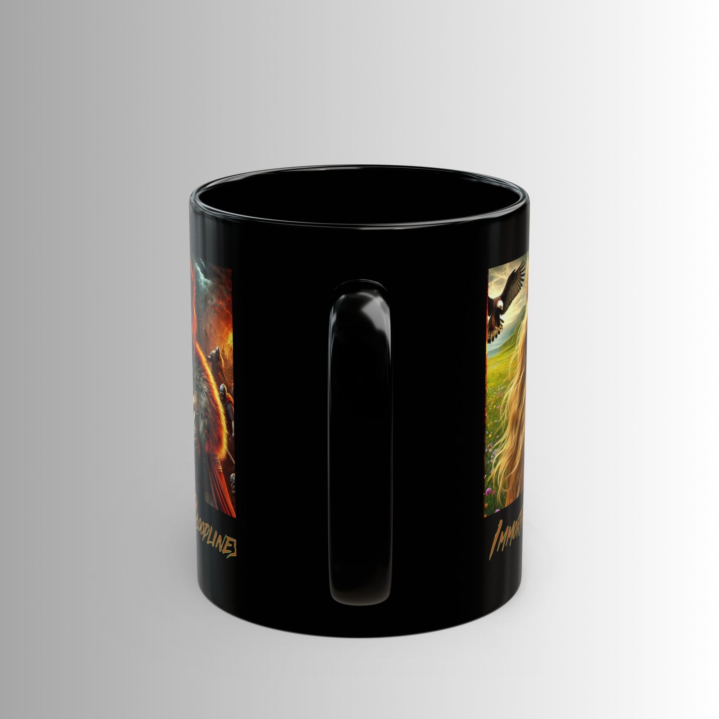 Immortal Bloodlines- God's Collection (Freya) -  Black Mug — (11oz & 15oz)
