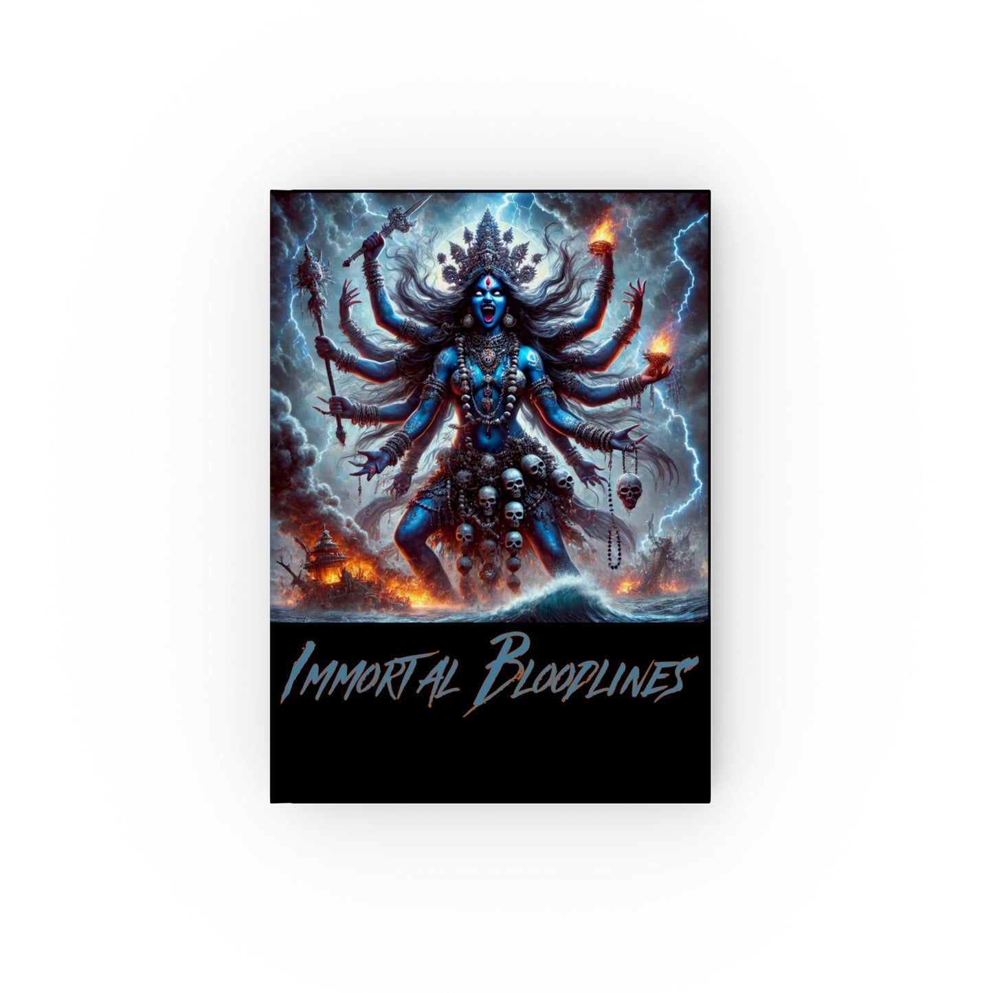 Hardback Journal — 'Immortal Bloodlines' Kali Goddess Notebook
