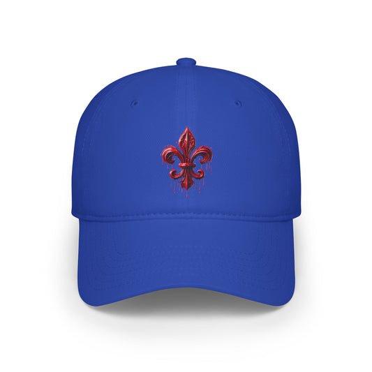 Low Profile Baseball Cap - Fleur De Lis