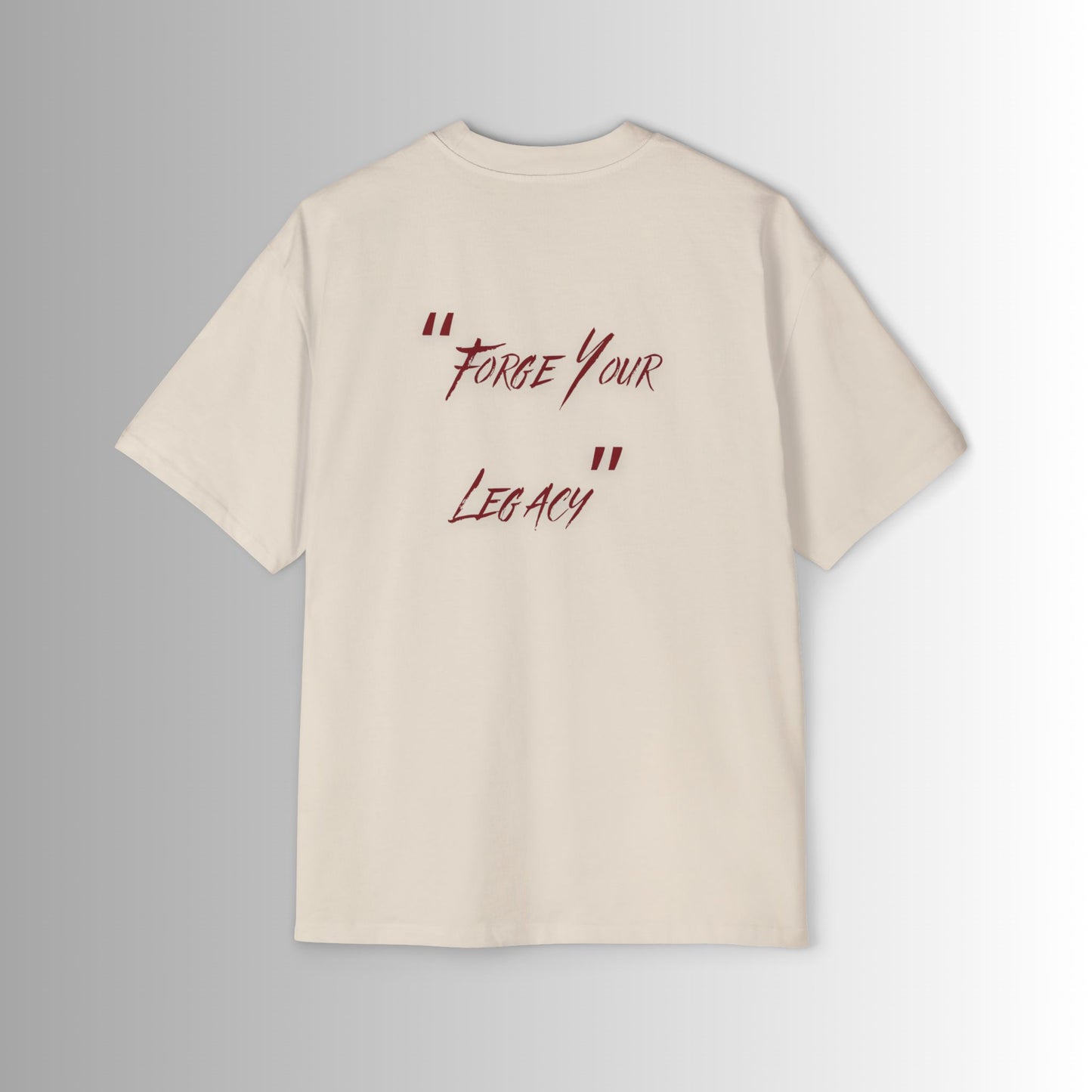 Men's Oversized Tee - Immortal Bloodlines - 'Forge Your Legacy' Graphic Shirt