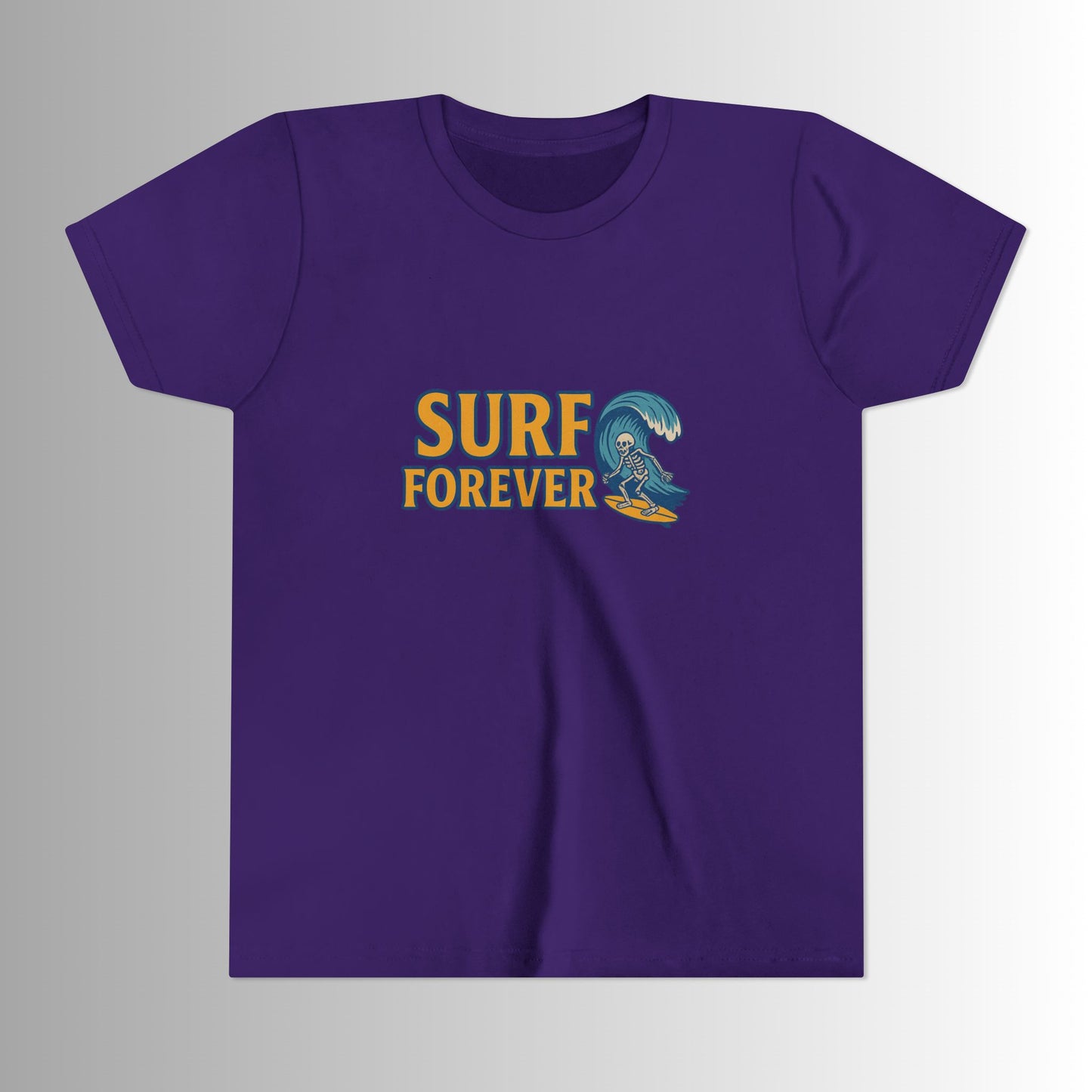 Surf Forever Large Print Youth Tee