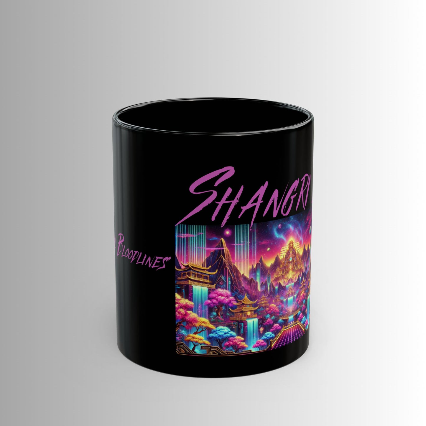 Immortal Bloodlines - Shangri-LaMug - Vibrant Graphic Coffee Cup for Mythology Lovers