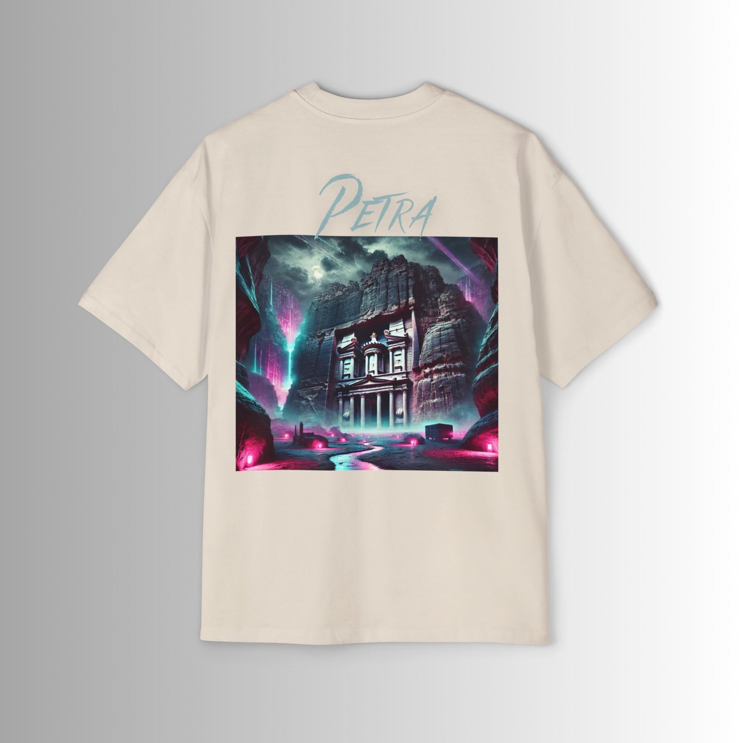 Immortal Bloodlines Men's Heavy Oversized Tee - Petra Graphic T-Shirt