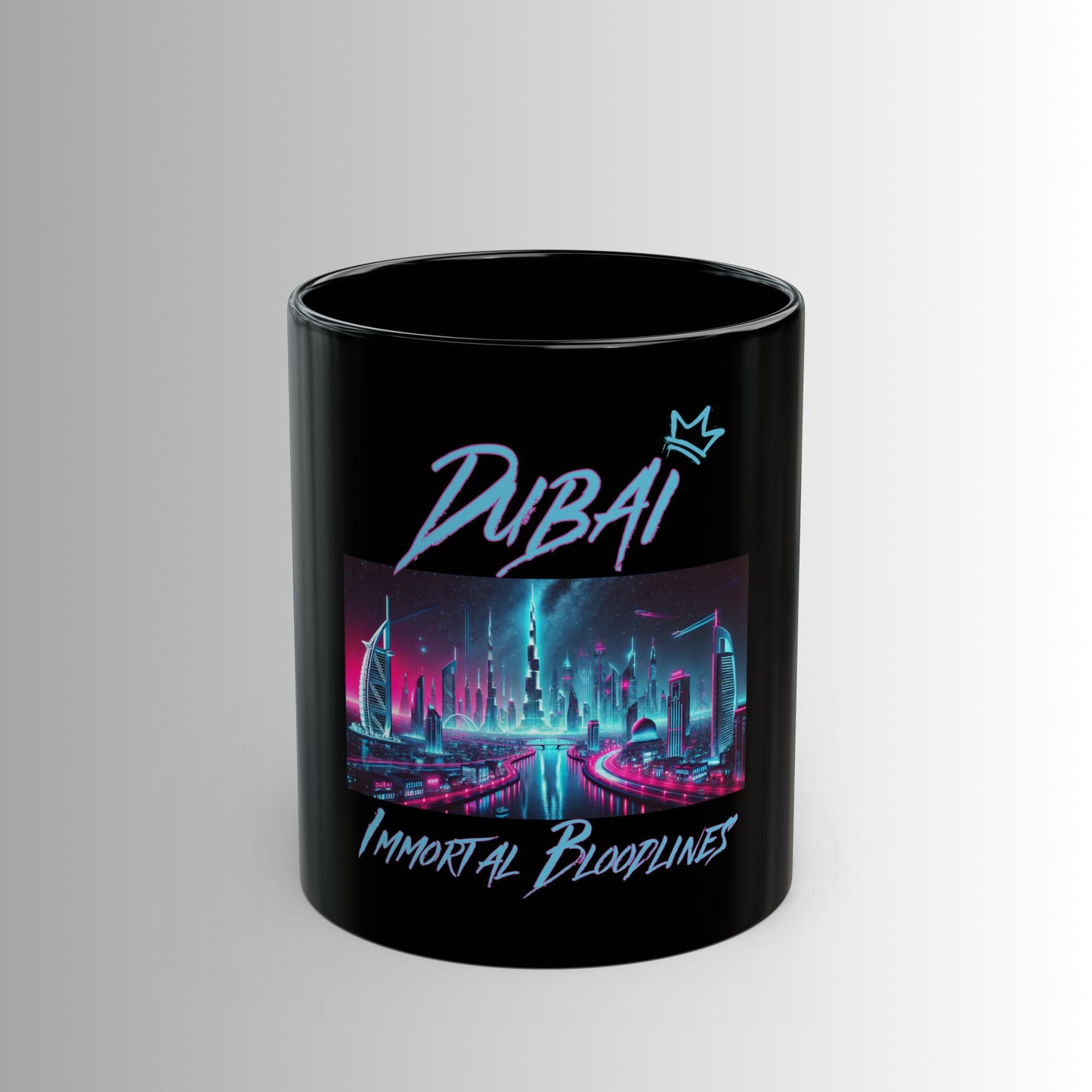 Immortal Bloodlines- Dubai -  Black Mug — (11oz & 15oz)