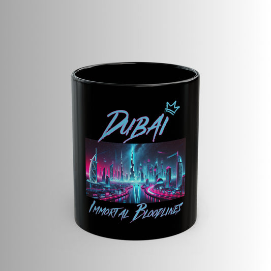 Immortal Bloodlines- Dubai -  Black Mug — (11oz & 15oz)