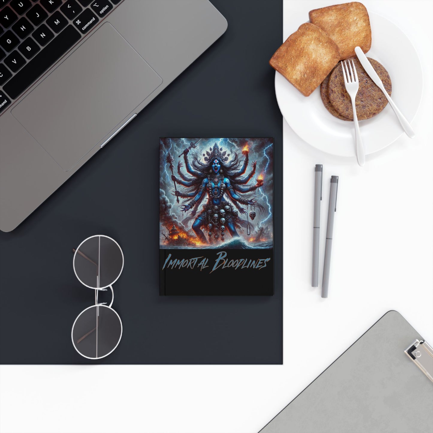 Hardback Journal — 'Immortal Bloodlines' Kali Goddess Notebook