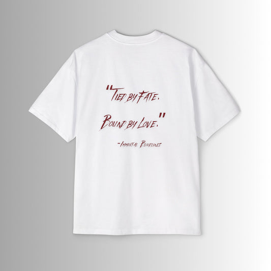 Oversized Tee - Immortal Bloodlines - 'Tied by Fate, Bound by Love' Graphic Shirt (GCC)