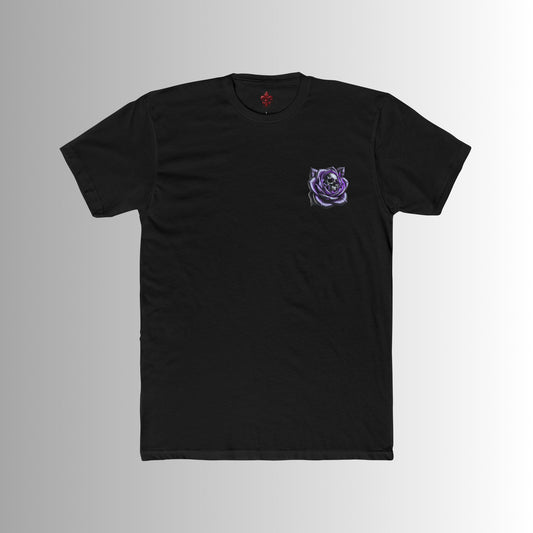 Skull Rose Logo - Purple