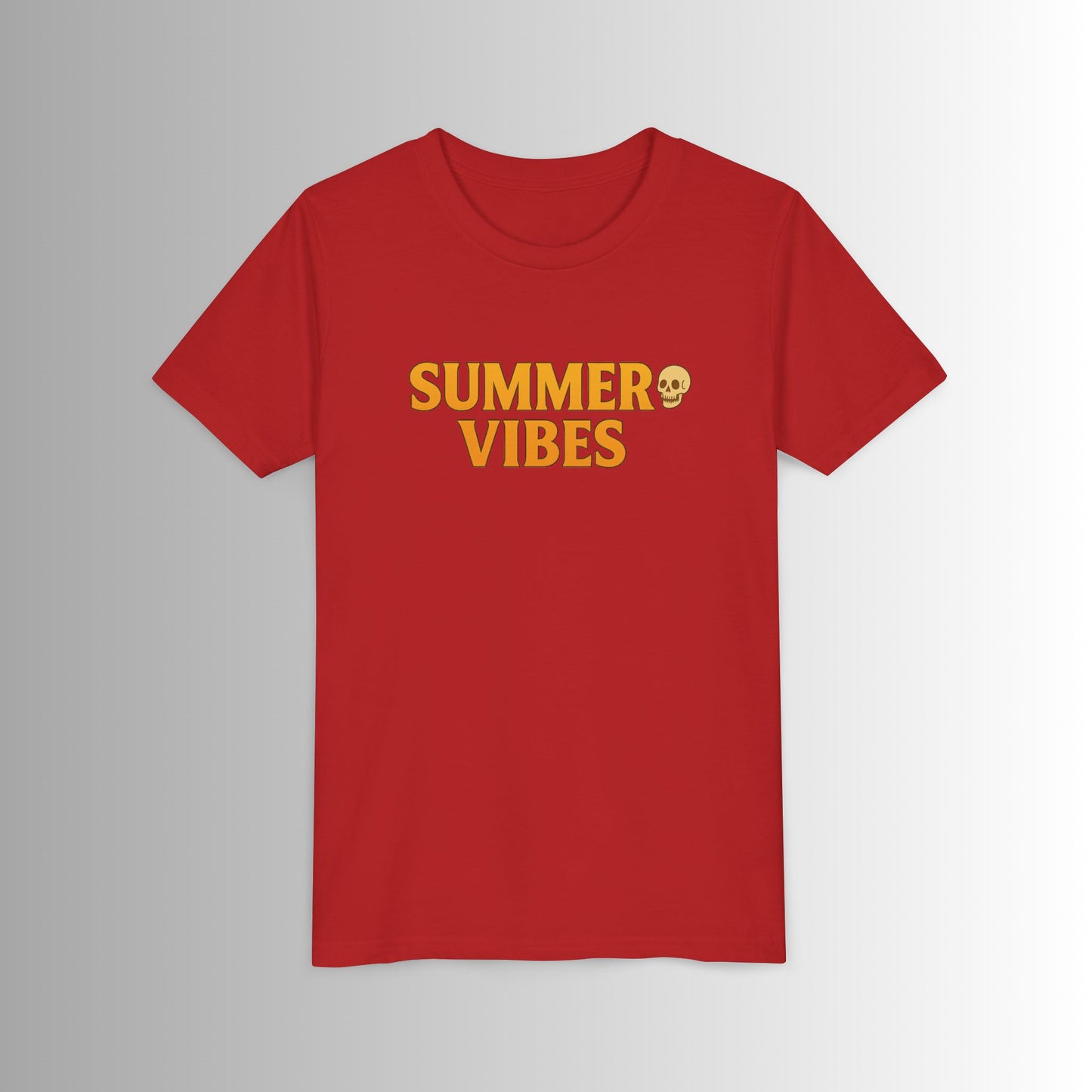 Summer Vibes Large Print Youth Tee