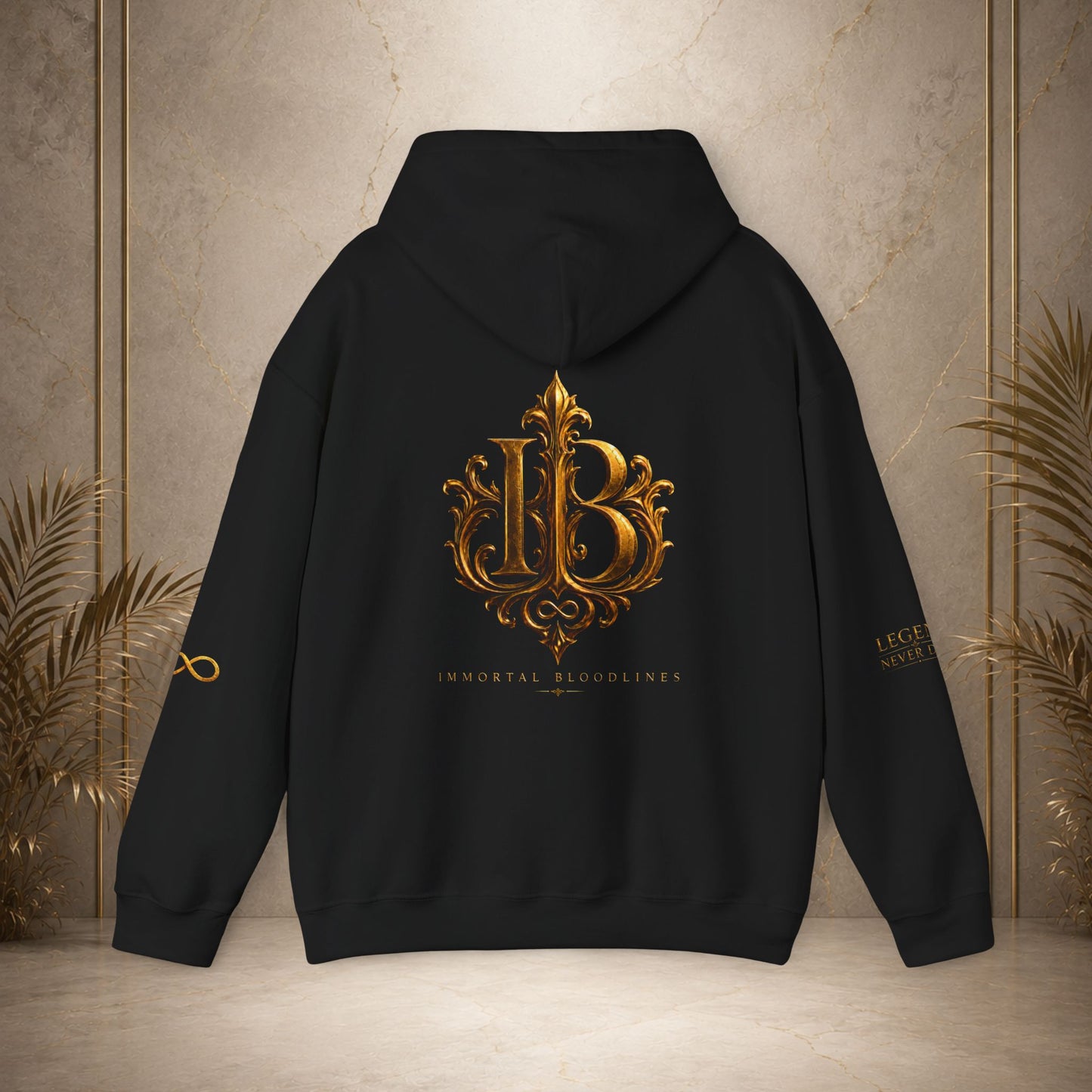 Immortal Bloodlines Gold Crest Hoodie