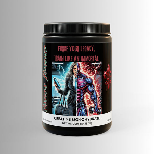 Train like an Immortal - Creatine Monohydrate Supplement (300g, 10.58oz)