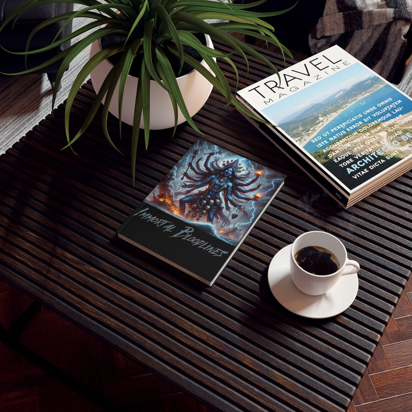 Hardback Journal — 'Immortal Bloodlines' Kali Goddess Notebook