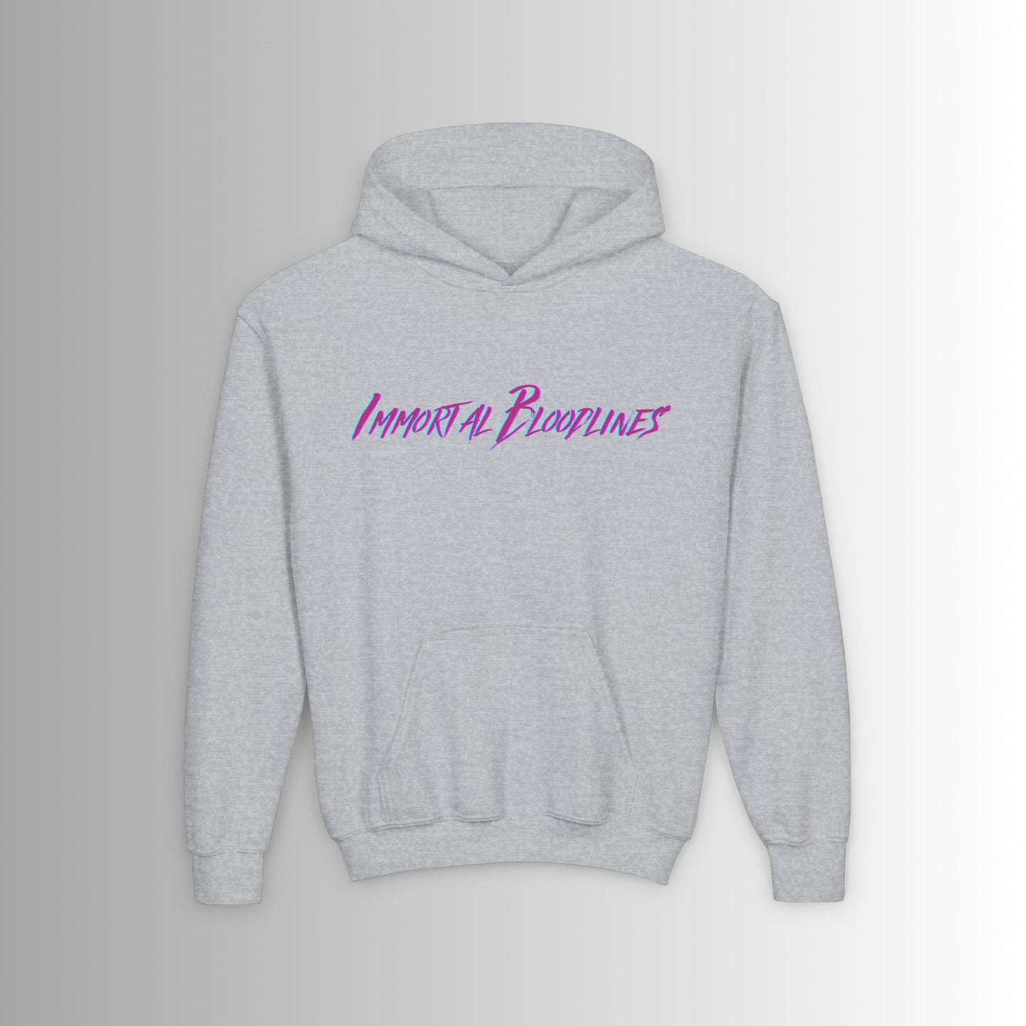 Youth Heavy Blend Hoodie - 'Immortal Bloodlines' Logo