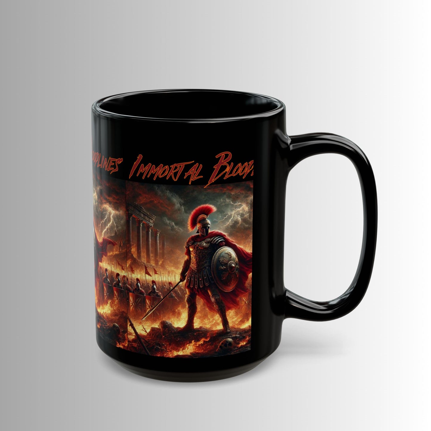 Immortal Bloodlines- God's Collection (Mars) -  Black Mug — (11oz & 15oz)