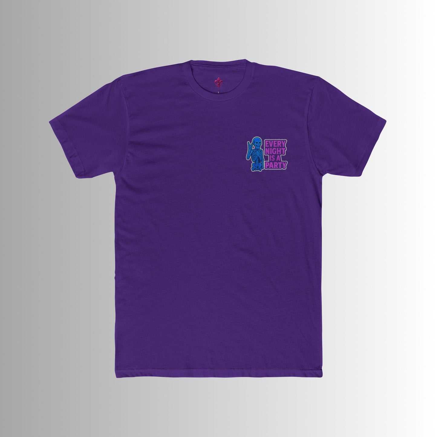 Party All Night Skeleton Bonfire Tee