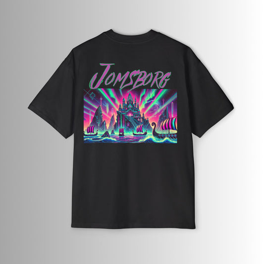 Immortal Bloodlines Men's Heavy Oversized Tee - Jomsborg Graphic T-Shirt