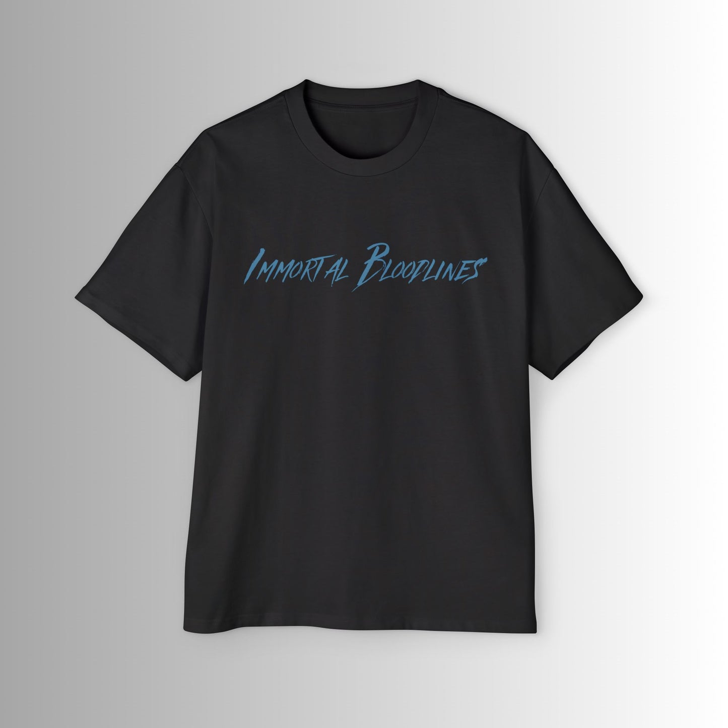 Immortal Bloodlines Men's Heavy Oversized Tee - Valhalla Graphic T-Shirt