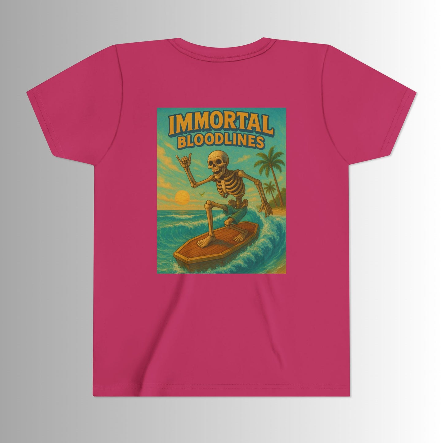 Surf Forever Large Print Youth Tee