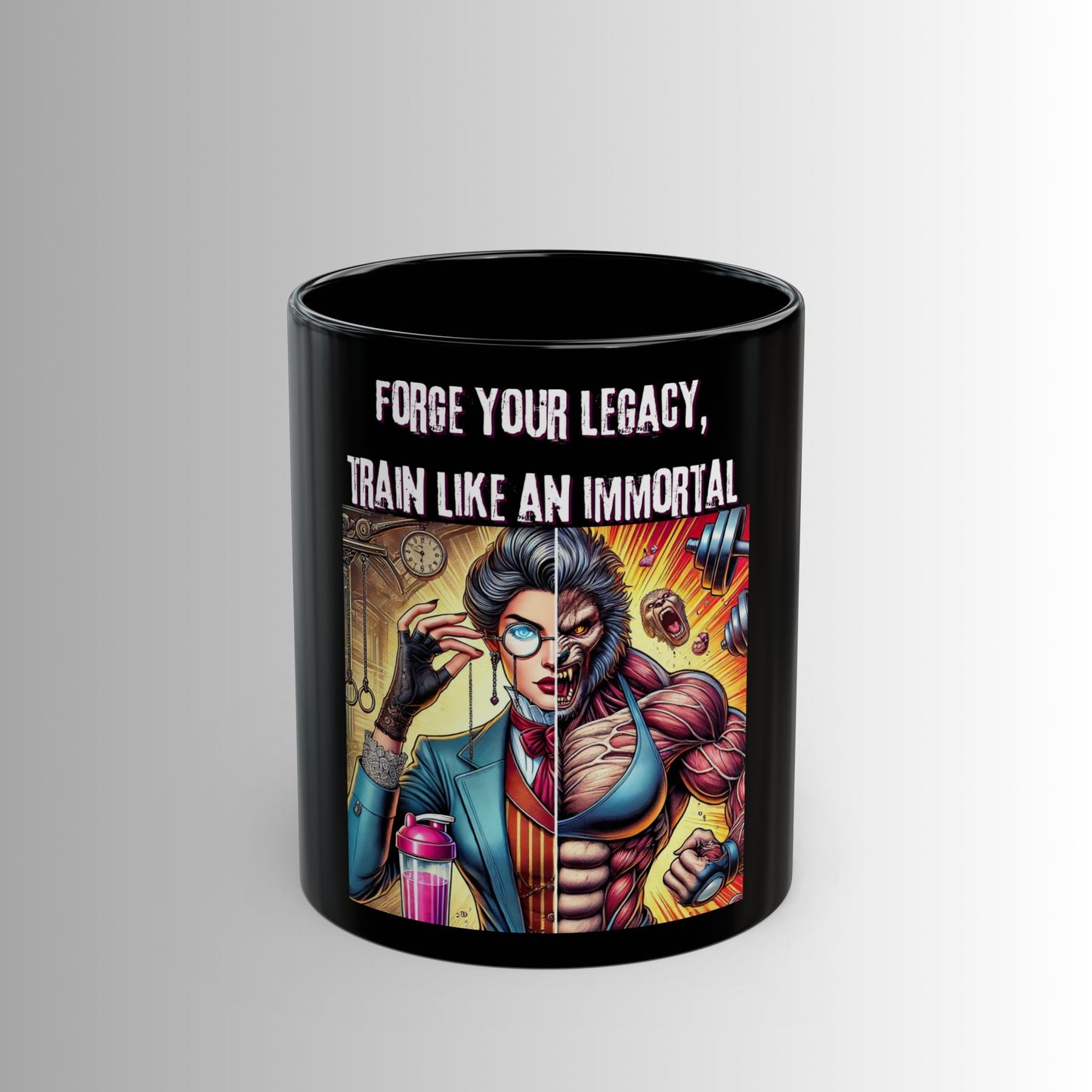 Immortal Bloodlines Black Mug — Jekyll and Hyde (11oz & 15oz)